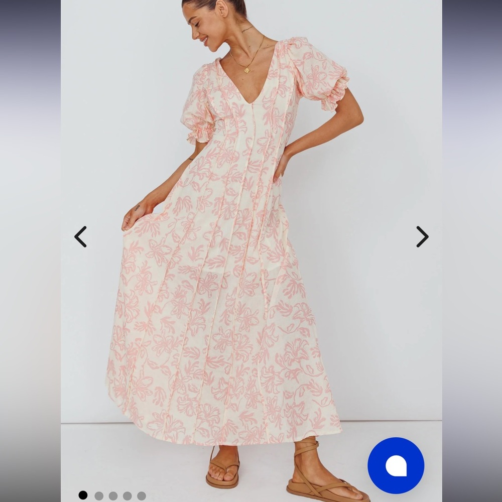 Selfie Leslie sitting pretty pintuck pleat puff sleeve dress
